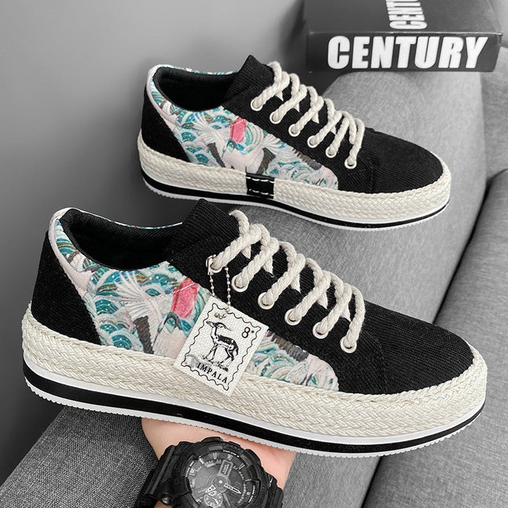 Men's Aztec Sneakers – Mateo-Black-6-Nora Luxe