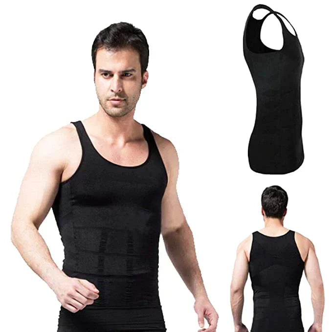 Men's Compression Undershirt – Massimo-Black-S-Nora Luxe