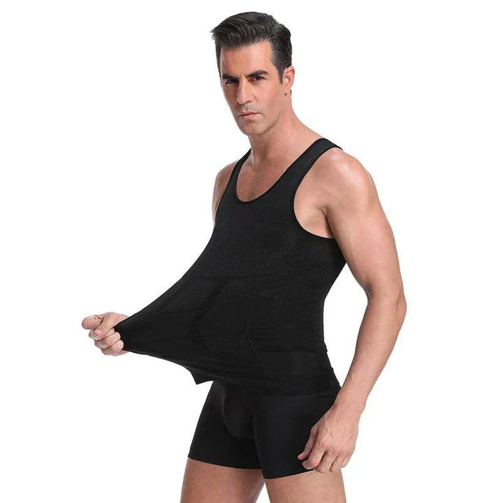 Men's Compression Undershirt – Massimo-Black-S-Nora Luxe