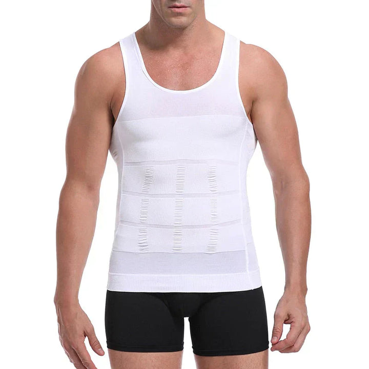Men's Compression Undershirt – Massimo-White-S-Nora Luxe