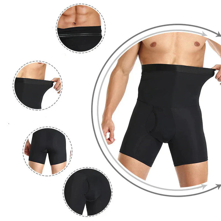 Men's Control Shorts – Vittorio-Black-S-Nora Luxe