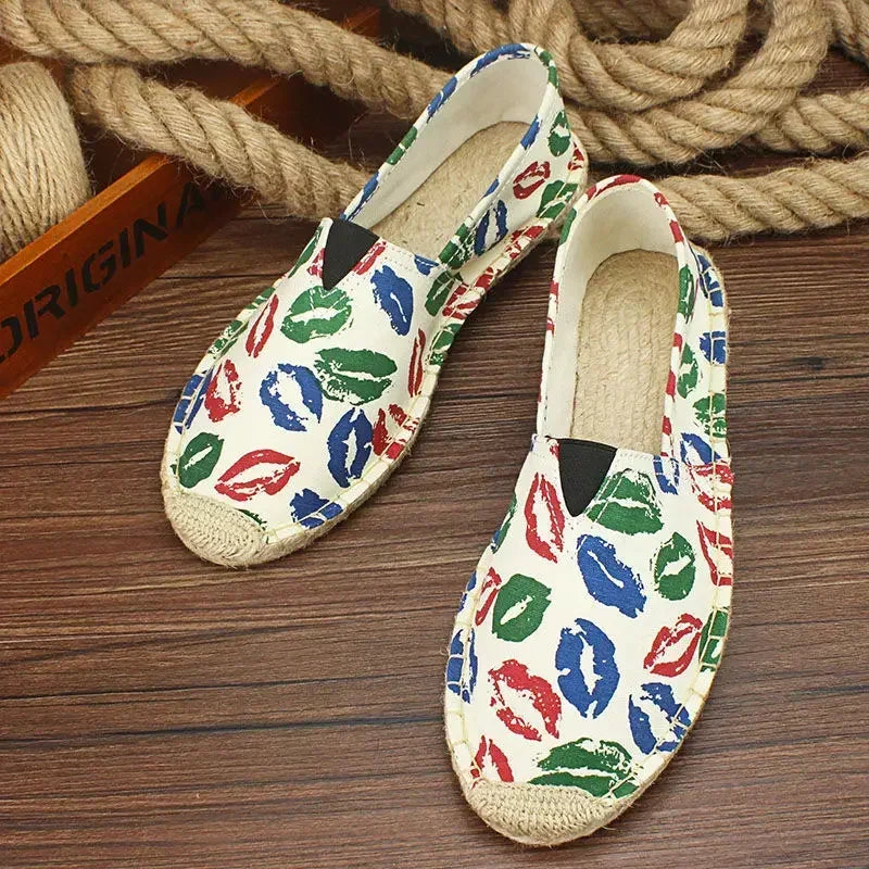 Men's espadrille with graffiti design – Elio-Kiss-6-Nora Luxe