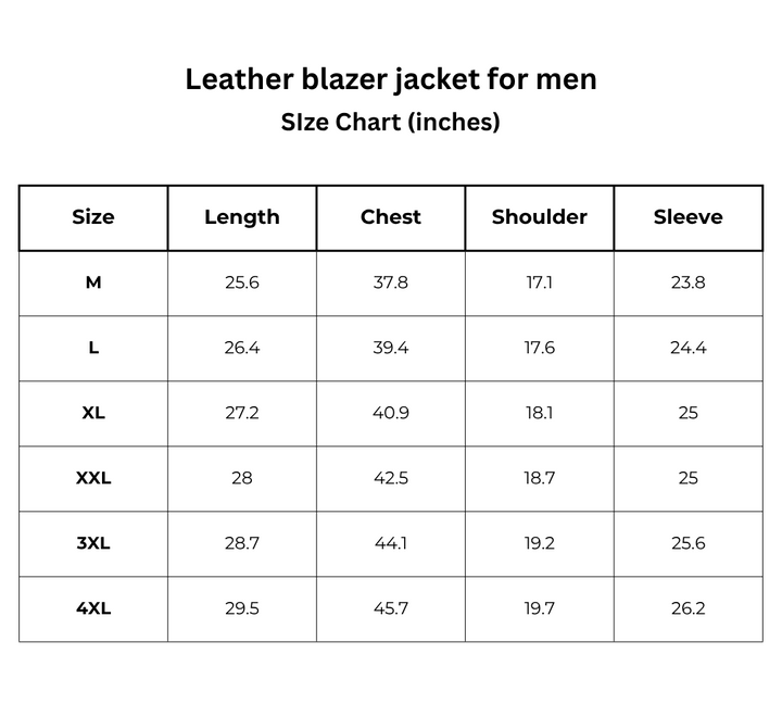Men's Leather Blazer – Leonardo-Black-S-Nora Luxe