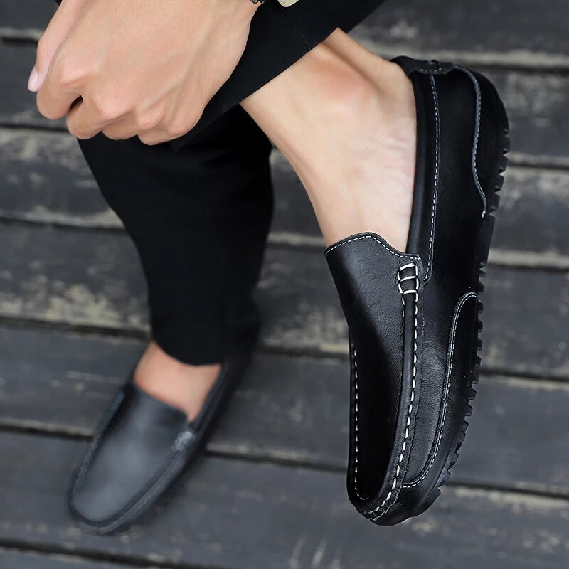 Men's Leather Loafers – Damiano-Blue-1-6-Nora Luxe