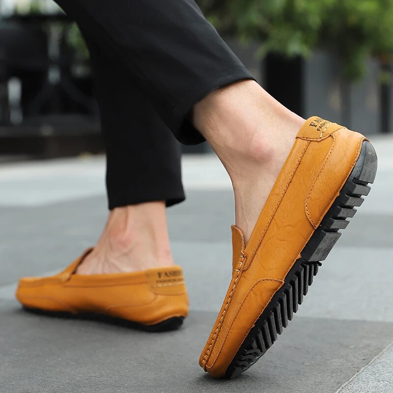 Men's Leather Loafers – Damiano-Blue-1-6-Nora Luxe