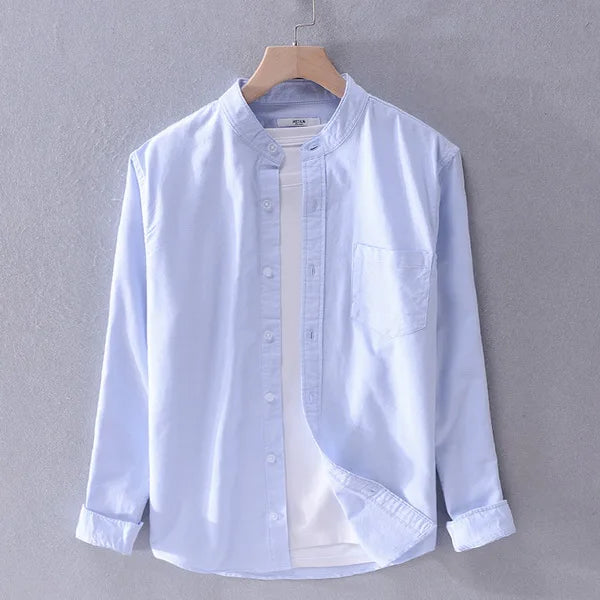 Men's leisure shirt – Matteo-Light blue-XS-Nora Luxe