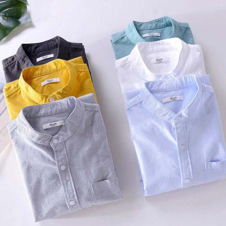 Men's leisure shirt – Matteo-Yellow-XS-Nora Luxe