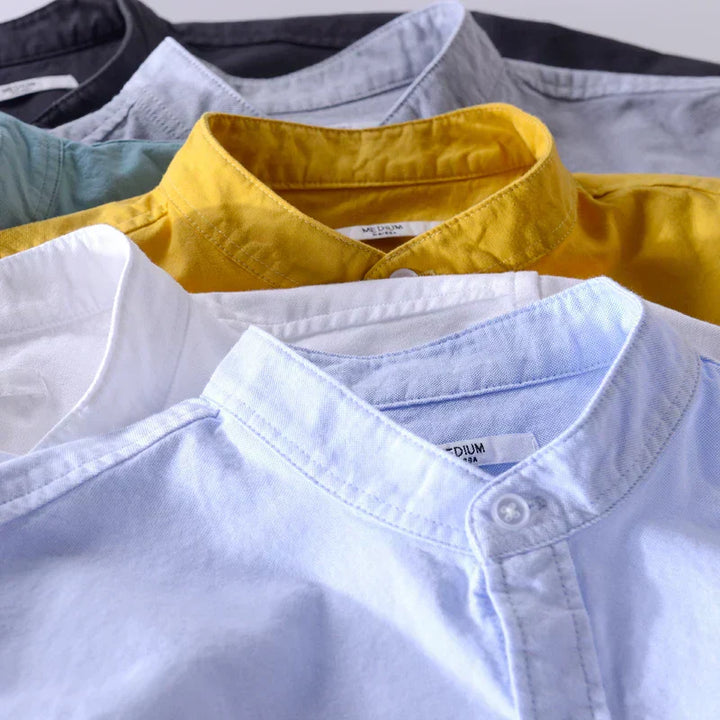 Men's leisure shirt – Matteo-Yellow-XS-Nora Luxe
