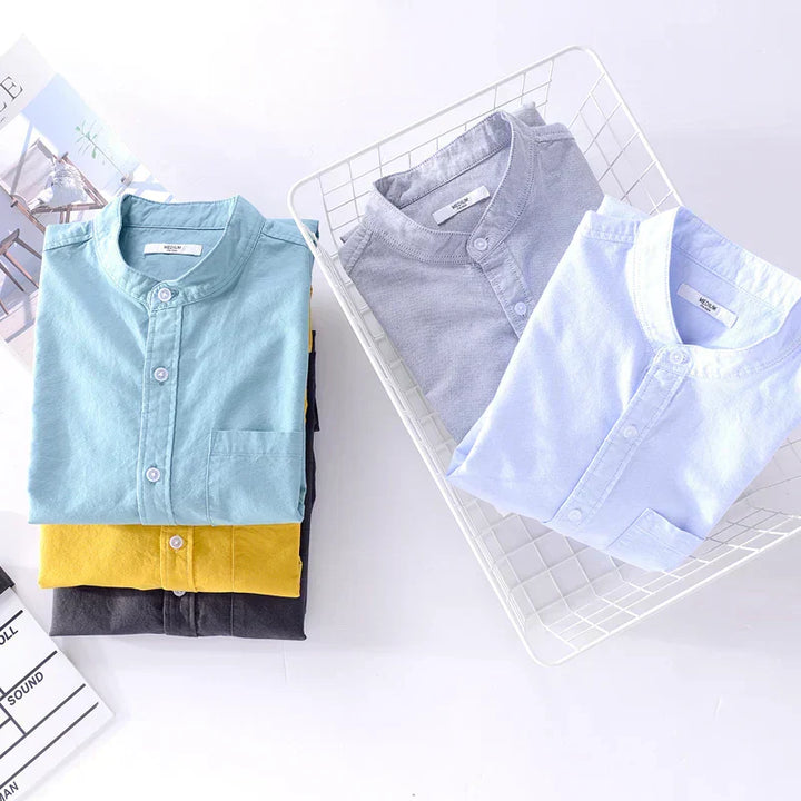 Men's leisure shirt – Matteo-Yellow-XS-Nora Luxe