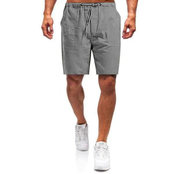 Men's linen shorts – Nils-Black-S-Nora Luxe