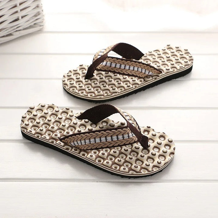 Men's Massage Slippers – Luca-Blue-6-Nora Luxe