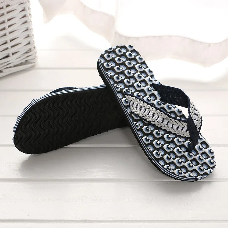 Men's Massage Slippers – Luca-Blue-6-Nora Luxe