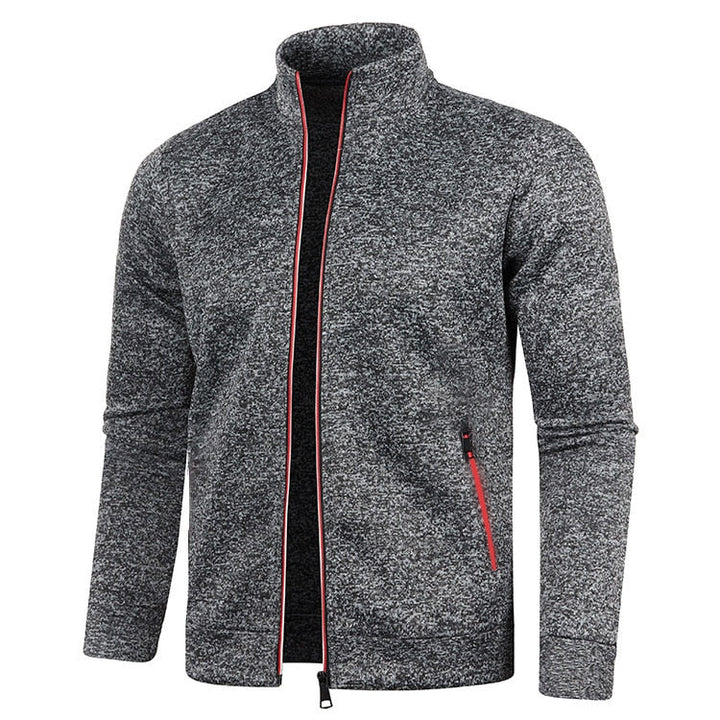 Men's outdoor fleece jacket – Björn-Dark grey-S-Nora Luxe