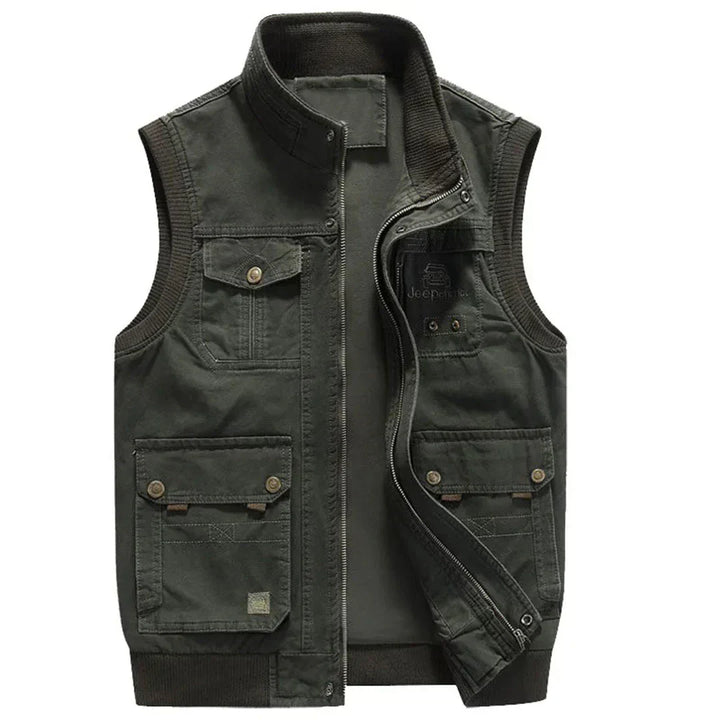 Men's outdoor vest with function – Magnus-Green-S-Nora Luxe