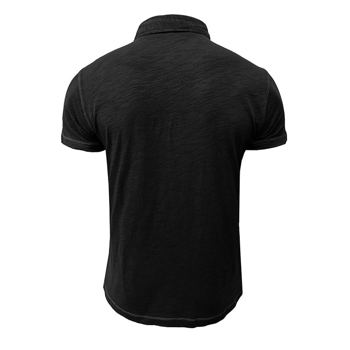 Men's Polo Shirt made of Soft Cotton – Matteo-Light blue-S-Nora Luxe