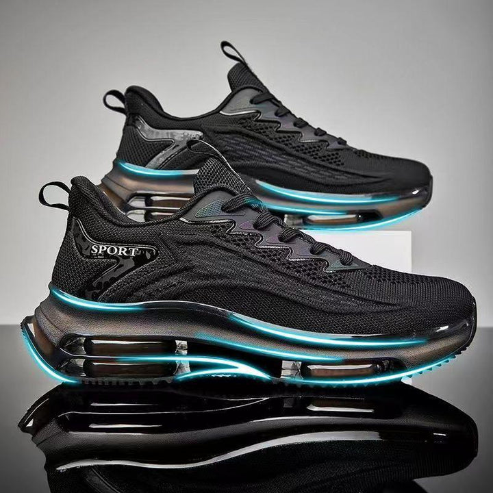 Men's sneakers with air cushion technology – Lorenzo-Black-5.5-Nora Luxe