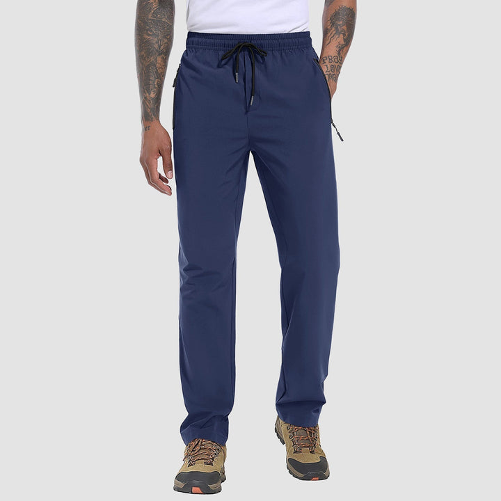 Men's Stretch & Quick-Dry Hiking Trousers - Logan-Dark Blue-S-Nora Luxe