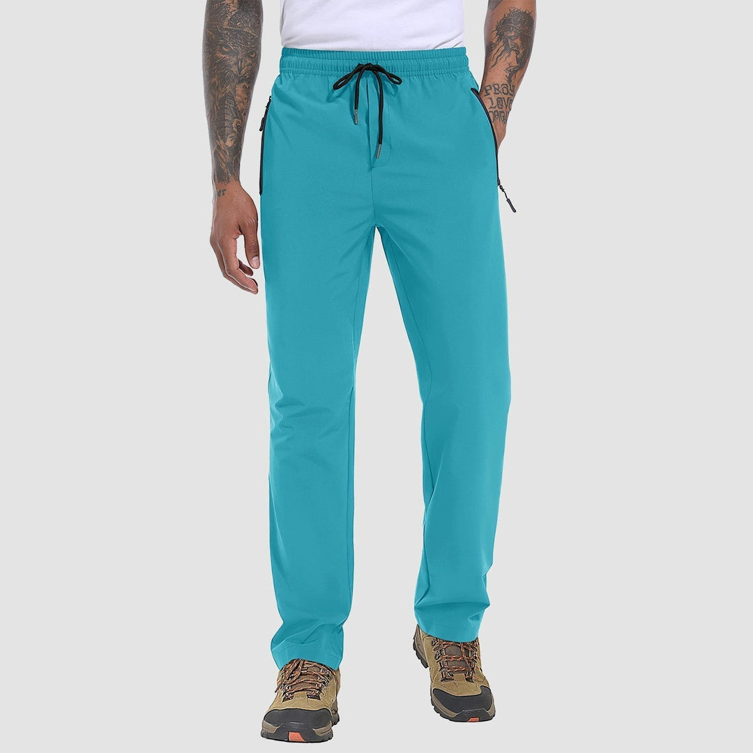 Men's Stretch & Quick-Dry Hiking Trousers - Logan-Sky Blue-S-Nora Luxe