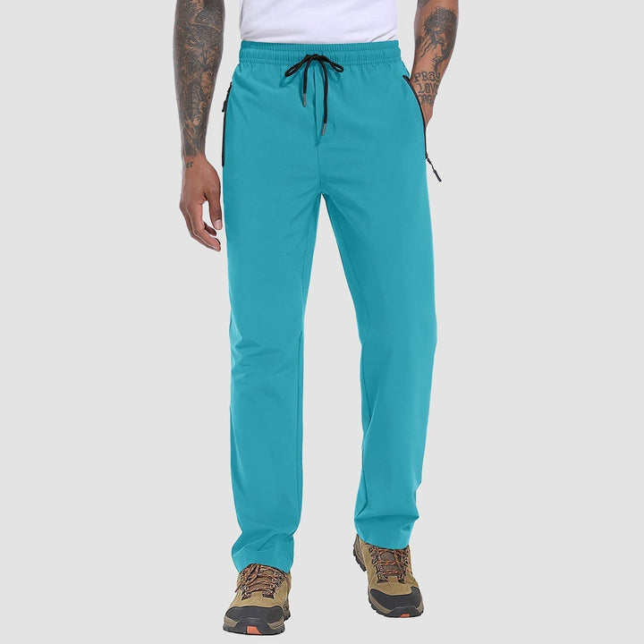 Men's Stretch & Quick-Dry Hiking Trousers - Logan-Sky Blue-S-Nora Luxe