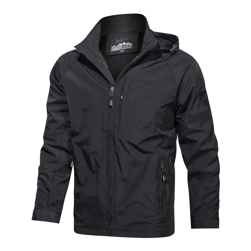 Men's Summer Jacket - Rover-Black-XS-Nora Luxe