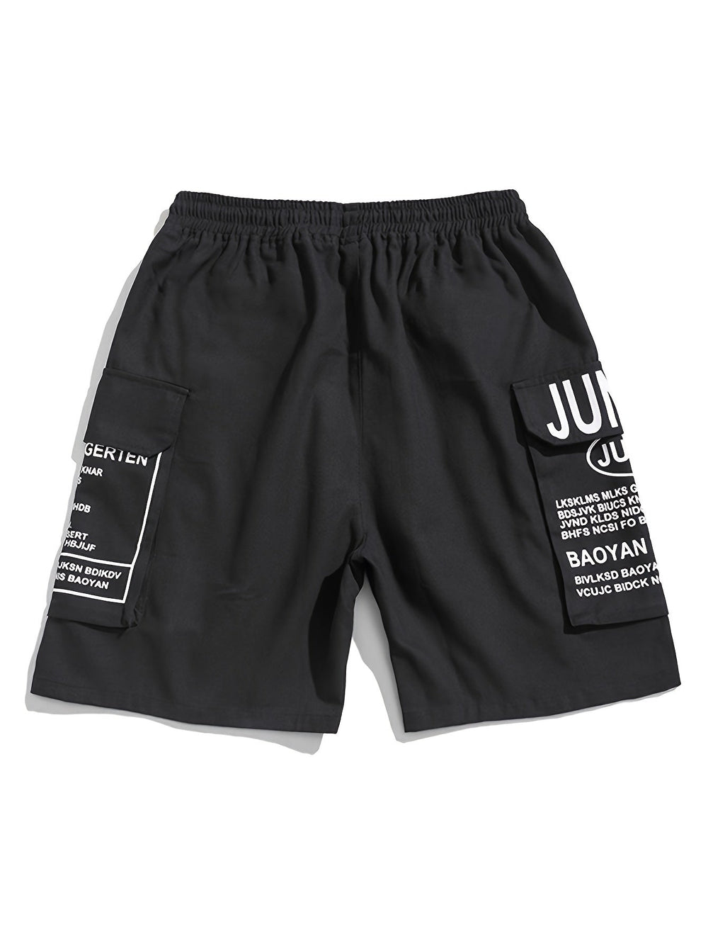 Men's Summer Shorts with Letter Print Street Style Look - Milan-S-Nora Luxe