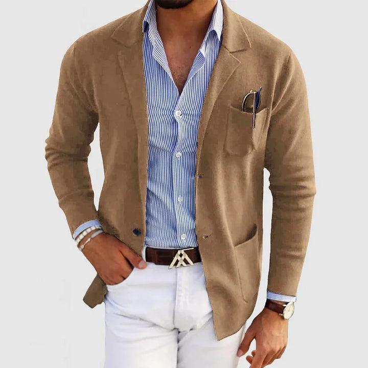 Men's Waistcoat with Style and Comfort - Milo-Beige-XS-Nora Luxe