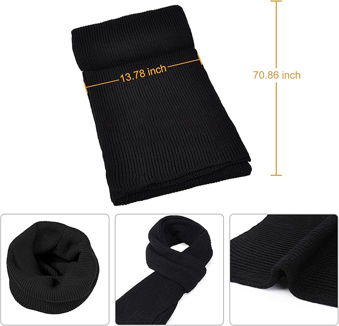 Men's Winter Beanie & Gloves Set - Victor-Dark Blue-Nora Luxe