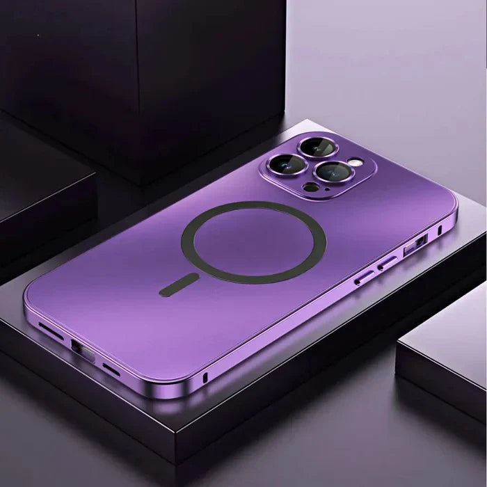 Metal Case for iPhone - MagCase-Purple-iPhone 15 Pro Max-Nora Luxe