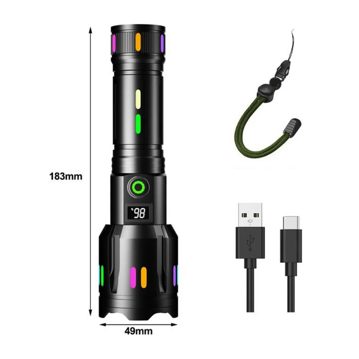 Military LED Torch - LumenPro-Nora Luxe