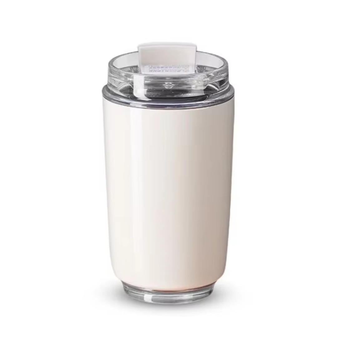 Milk White Insulating Travel Mug – Stainless Steel Thermos Flask-Nora Luxe