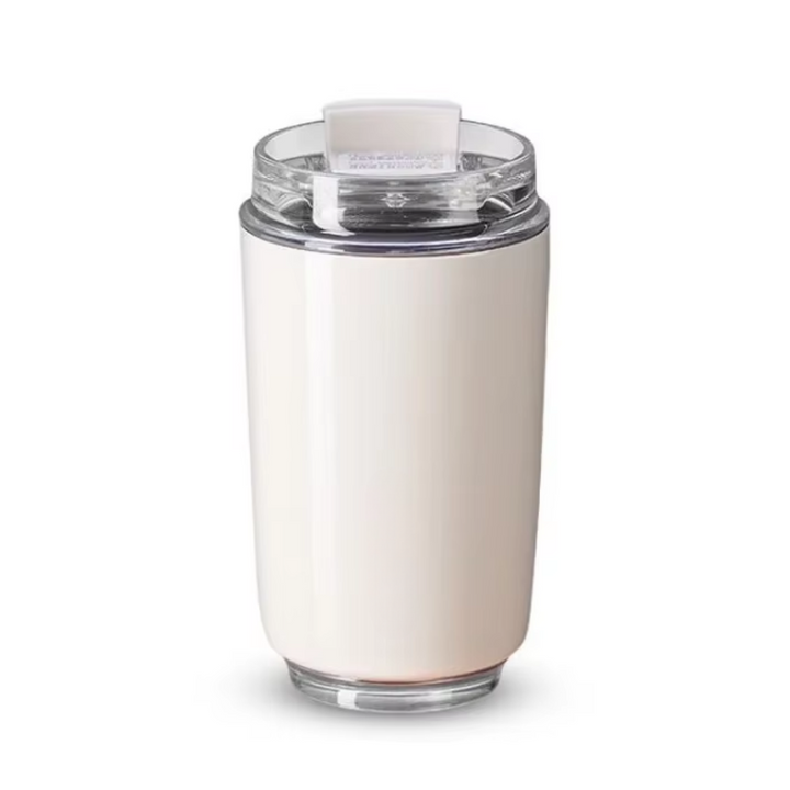 Milk White Insulating Travel Mug – Stainless Steel Thermos Flask-Nora Luxe