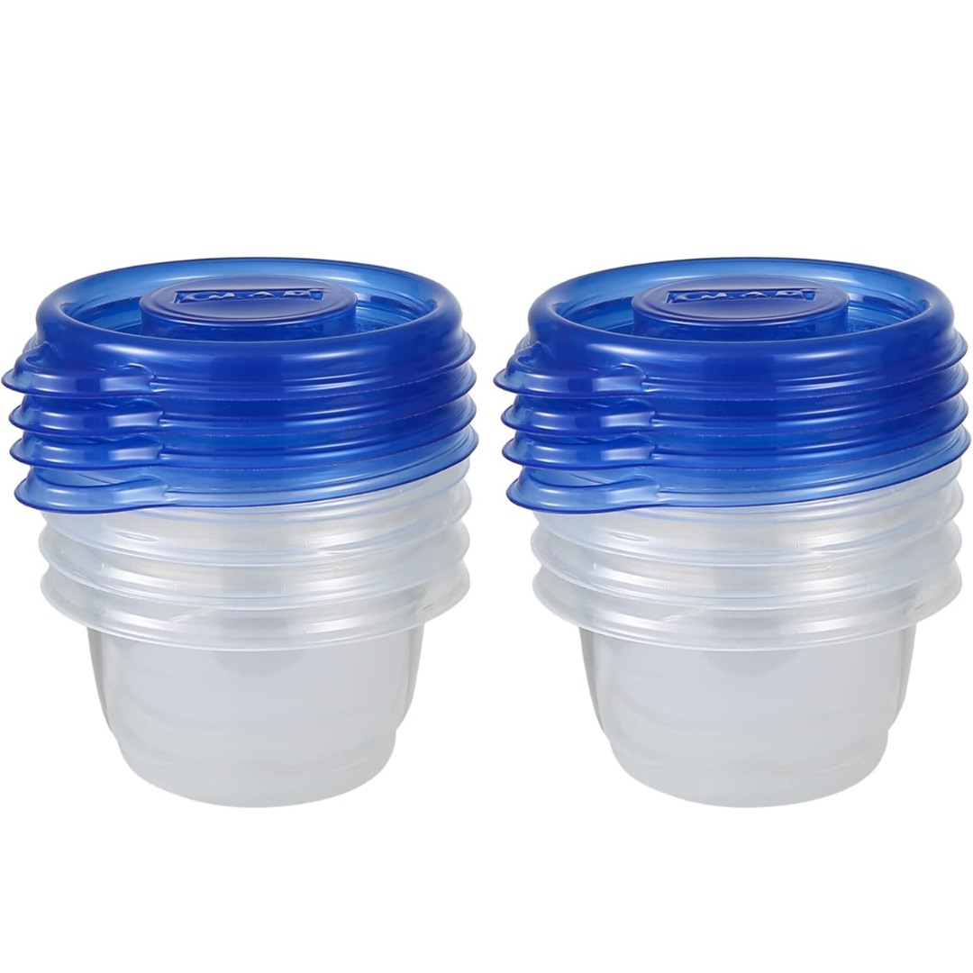 Mini Food Storage Containers – 118 ml with Lid (8-Pack)-Nora Luxe