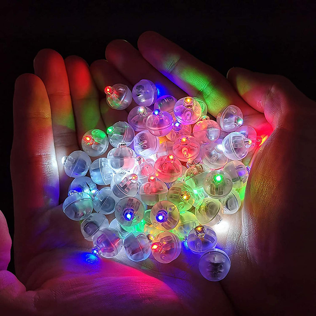 Mini LED Party Lights - GlowPearls-Colourful-50-Nora Luxe