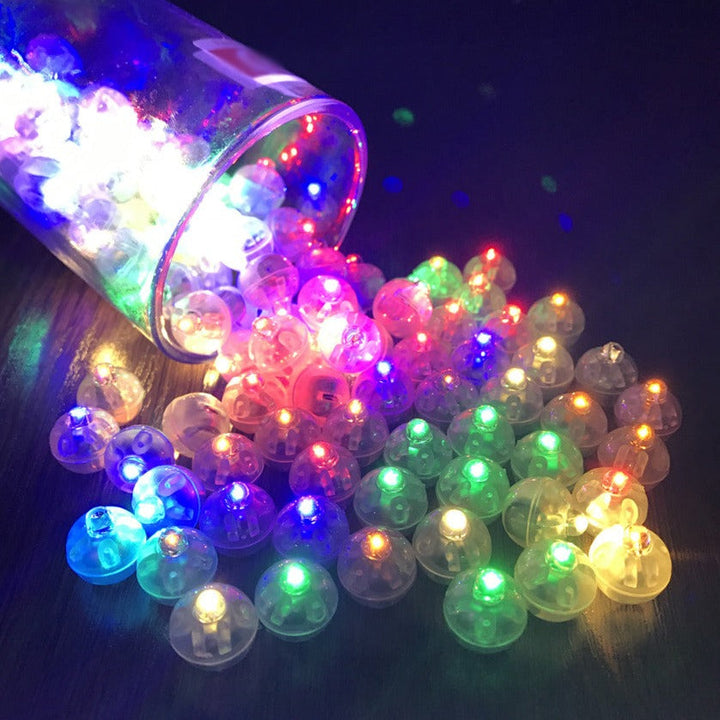 Mini LED Party Lights - GlowPearls-Colourful-50-Nora Luxe