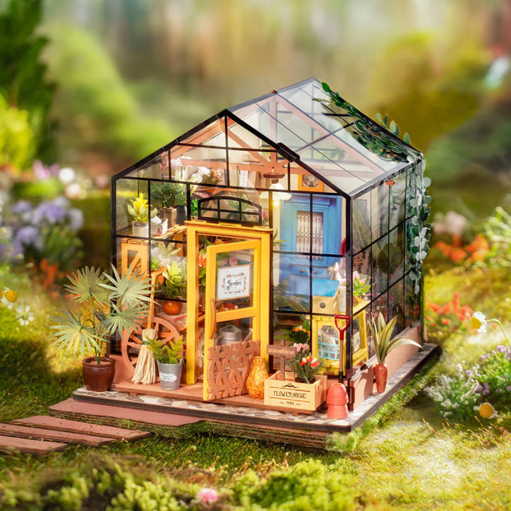 Miniature DIY Garden Shed Construction Kit – BloomHaus-Nora Luxe