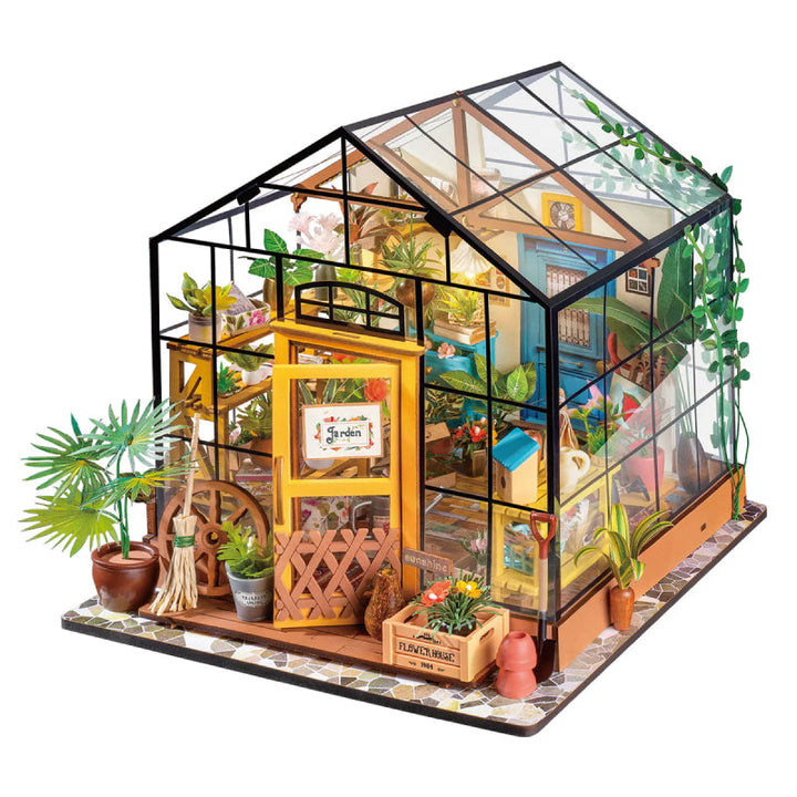 Miniature DIY Garden Shed Construction Kit – BloomHaus-Nora Luxe