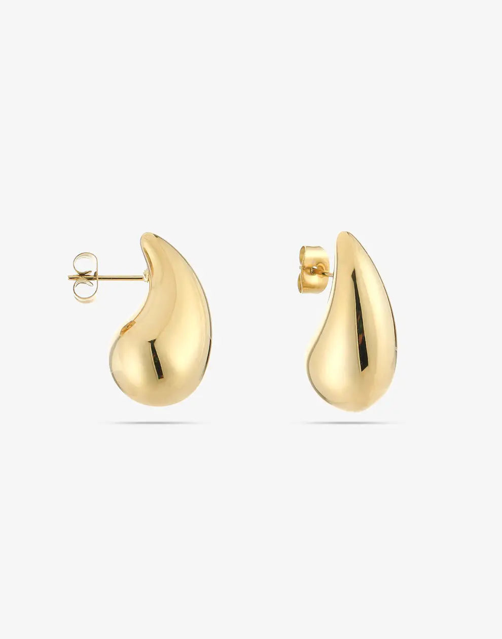 Minimalist Droplet Earrings-Goild-Nora Luxe