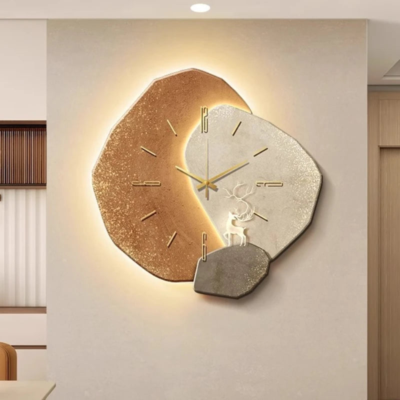 Minimalist Wall Clock in Scandinavian Design - NordiqTime-White-The Livary