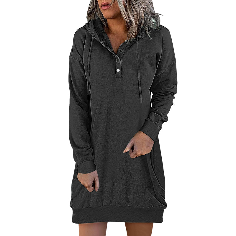 Minimalistic Long Women's Hoodie – Valeria-Pink-S-Nora Luxe