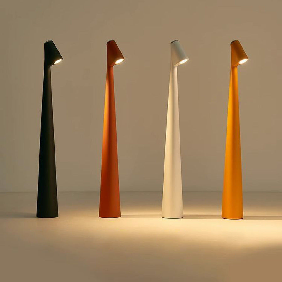Minimalistic Wireless LED Ambient Lamp - NordicLite-Black-13.78 inches-Nora Luxe