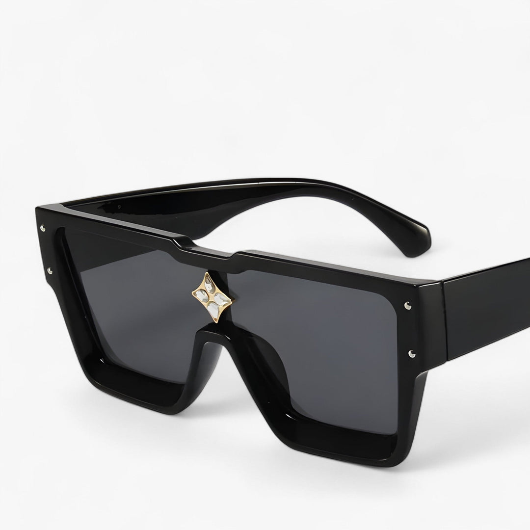 Mirrored Punk Sunglasses – Revik-Black Grey-Nora Luxe