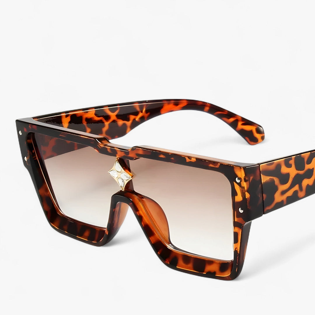 Mirrored Punk Sunglasses – Revik-Leopard Brown-Nora Luxe
