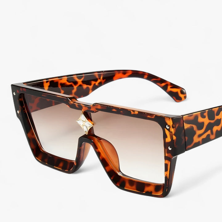 Mirrored Punk Sunglasses – Revik-Leopard Brown-Nora Luxe