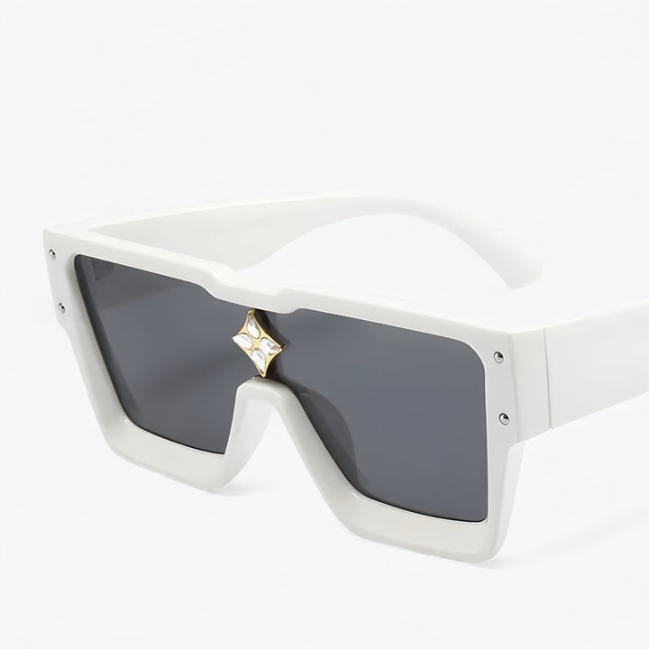 Mirrored Punk Sunglasses – Revik-White Grey-Nora Luxe