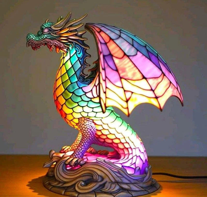 Modern Art Lamp - LumiAura-Dragon-5.91 inches-Nora Luxe