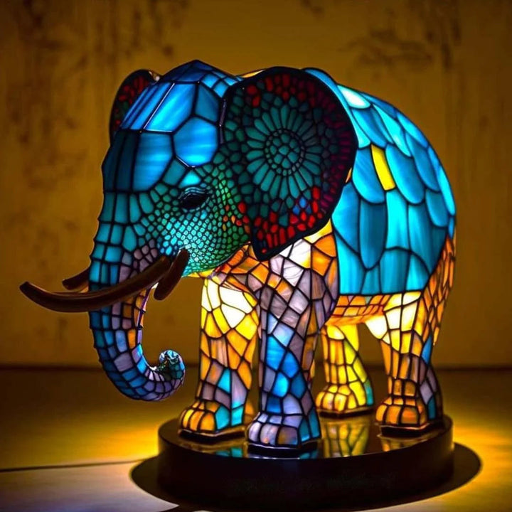 Modern Art Lamp - LumiAura-Elephant-5.91 inches-Nora Luxe