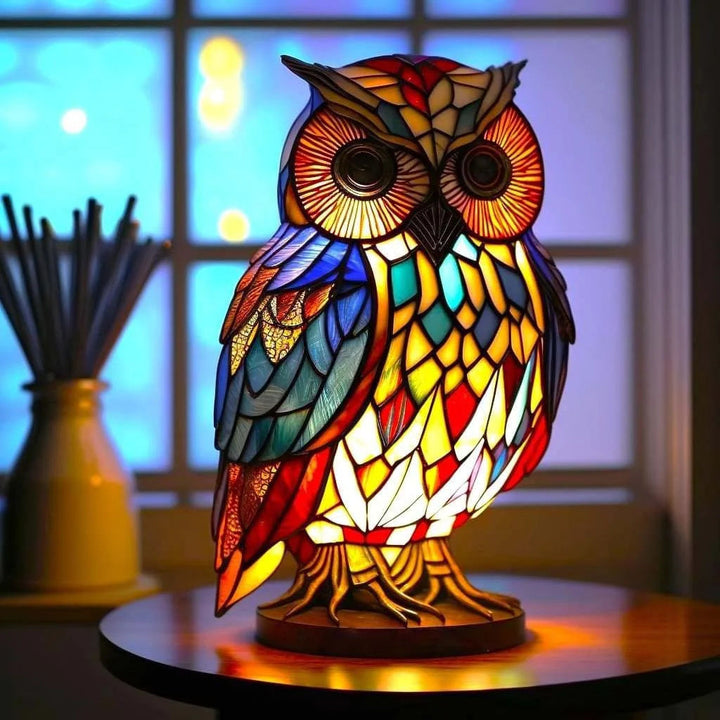 Modern Art Lamp - LumiAura-Owl-5.91 inches-Nora Luxe