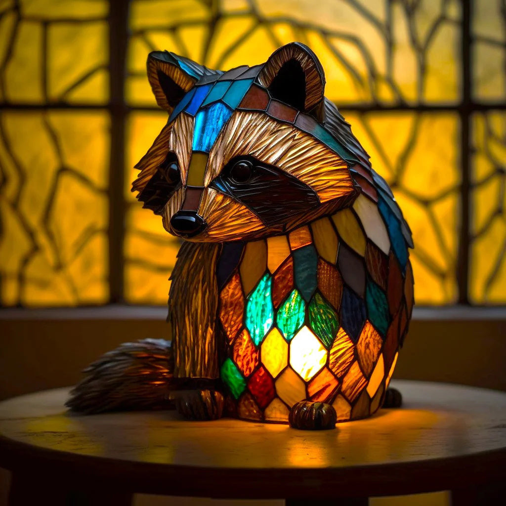Modern Art Lamp - LumiAura-Racoon-5.91 inches-Nora Luxe