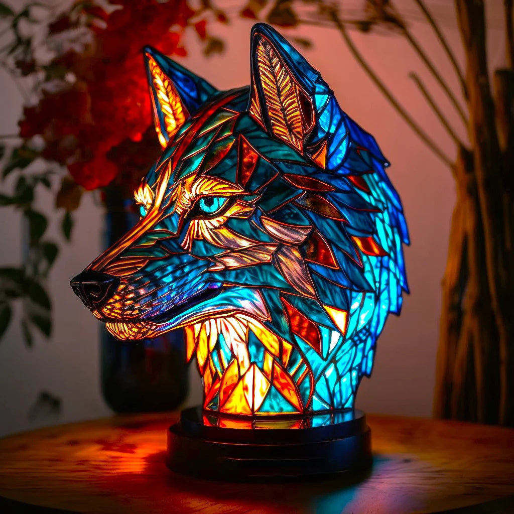 Modern Art Lamp - LumiAura-Wolf-5.91 inches-Nora Luxe