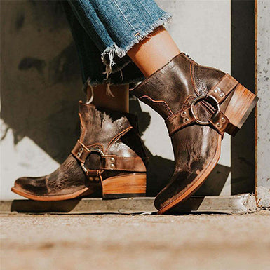 Modern Learning Ladies' Shoes - Maxime-Brown Leather-3.0-Nora Luxe